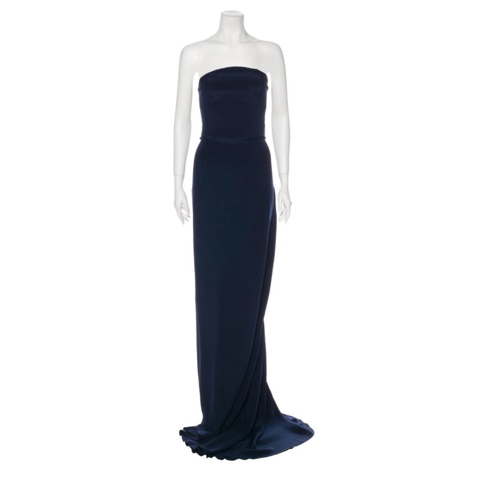 NWT Max Mara silk strapless gown - S